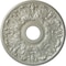 Ekena Millwork Apollo Ceiling Medallion (Fits Canopies up to 5 5/8"), 16 1/2"OD x 3 5/8"ID x 1 1/8"P, Flash Copper CM16APFCS - alternate 1